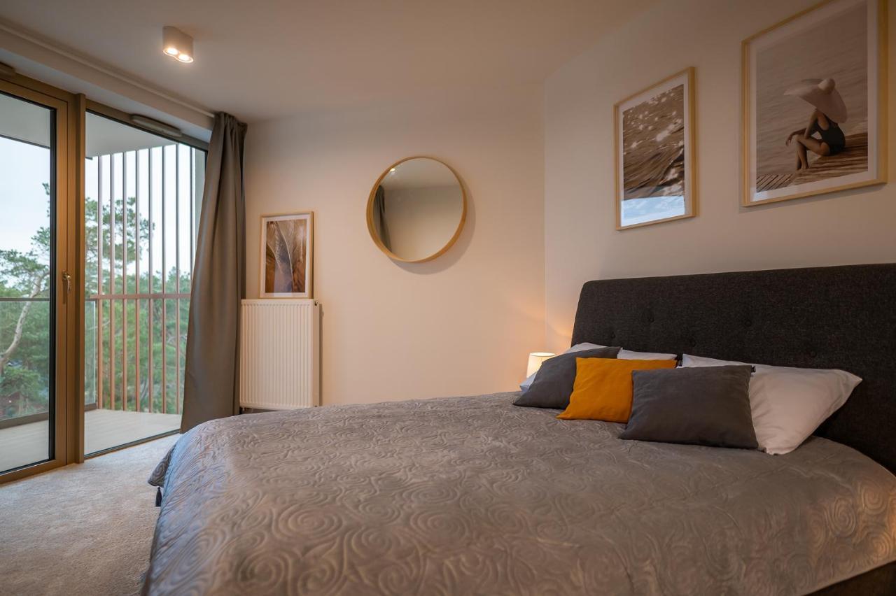 Pinea Sky Premium Apartament Z Widokiem Na Morze Ze Spa I Basenem Przy Plazy Pobierowo Exteriör bild